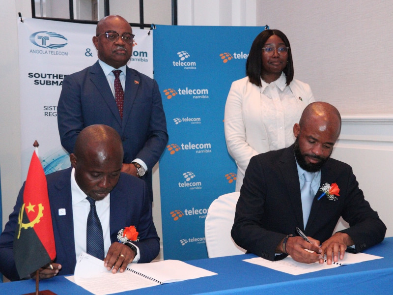 Telecom Namibia and Angola Telecom cooperate on subsea connectivity