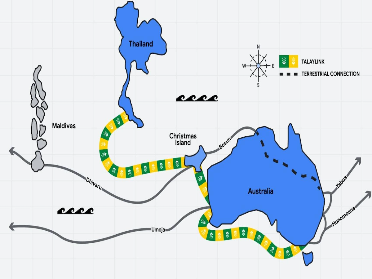 Google announces TalayLink subsea cable to boost Australia–Thailand connectivity